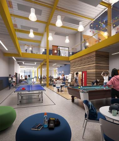 Inside Preston Youth Zone illustration