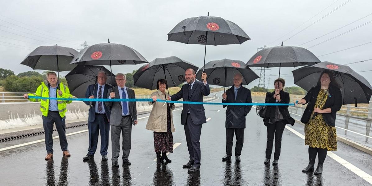 Edith Rigby ribbon cutting presentation