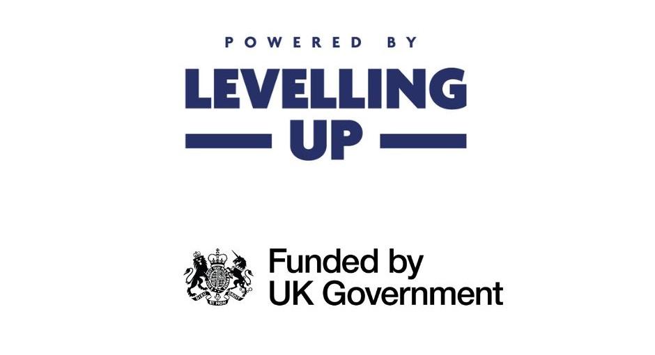 Levelling Up and Funded by UK Government logos