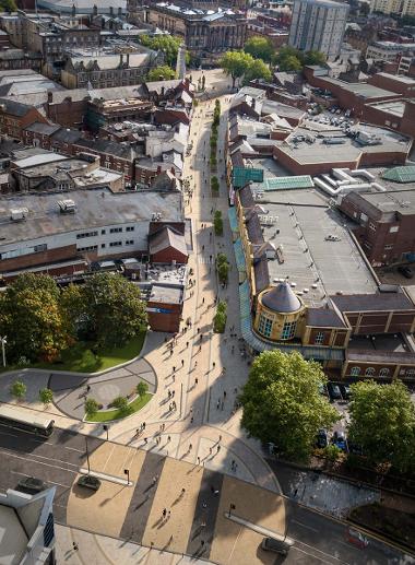 Visualisation of the proposed Friargate South arrangement