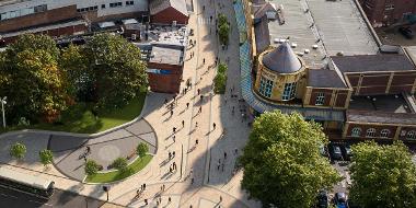 Friargate South Project aerial image